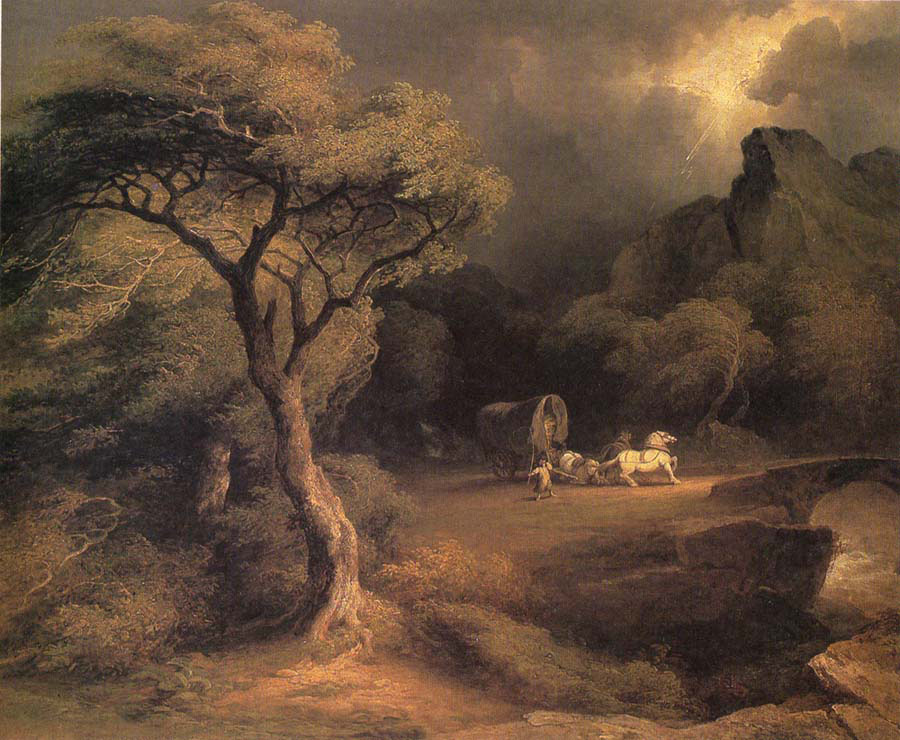 A Thunderstorm The Frightened Wagoner